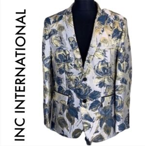 👑 INC INTERNATIONAL CONCEPTS MEN’S FLORAL BLAZER